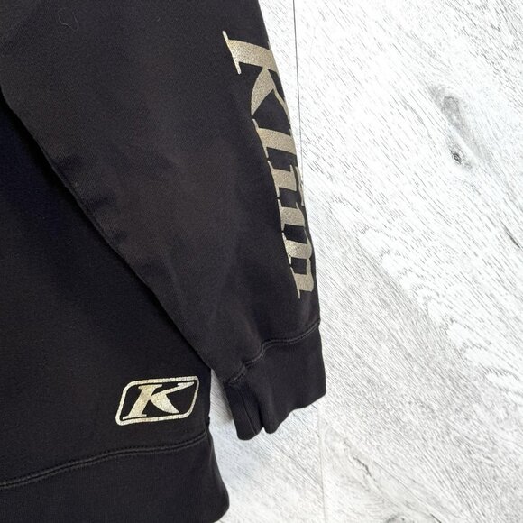 KLIM Hoodie Mens Medium Black Motocross Racing Pullover Sweatshirt Snowmobile - Picture 4 of 5
